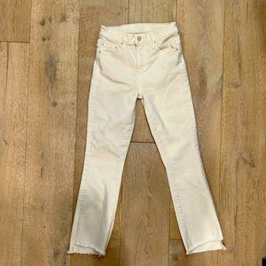 Mother denim The Insider Crop Step Fray